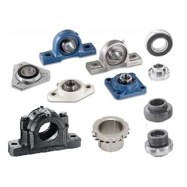 Chumaceiras completas, rolamentos de chumaceira, casquilhos e outros acessórios