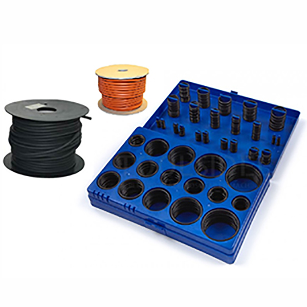 Sortidas + Cordão O'Ring NBR e Silicone